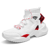 Men’s Flying Knit Sock-Style Basketball Shoes